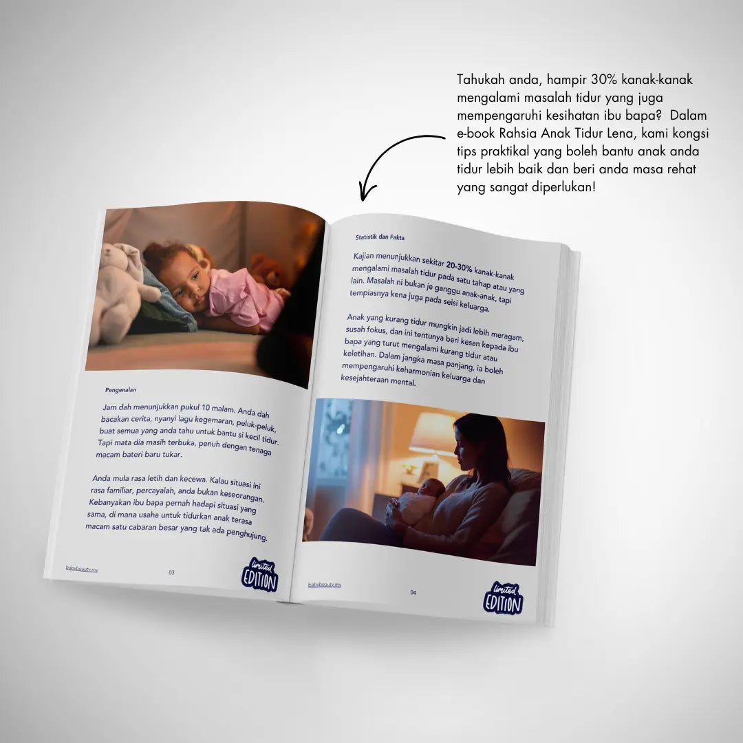 E-Book Eksklusif - Rahsia Anak Susah Tidur