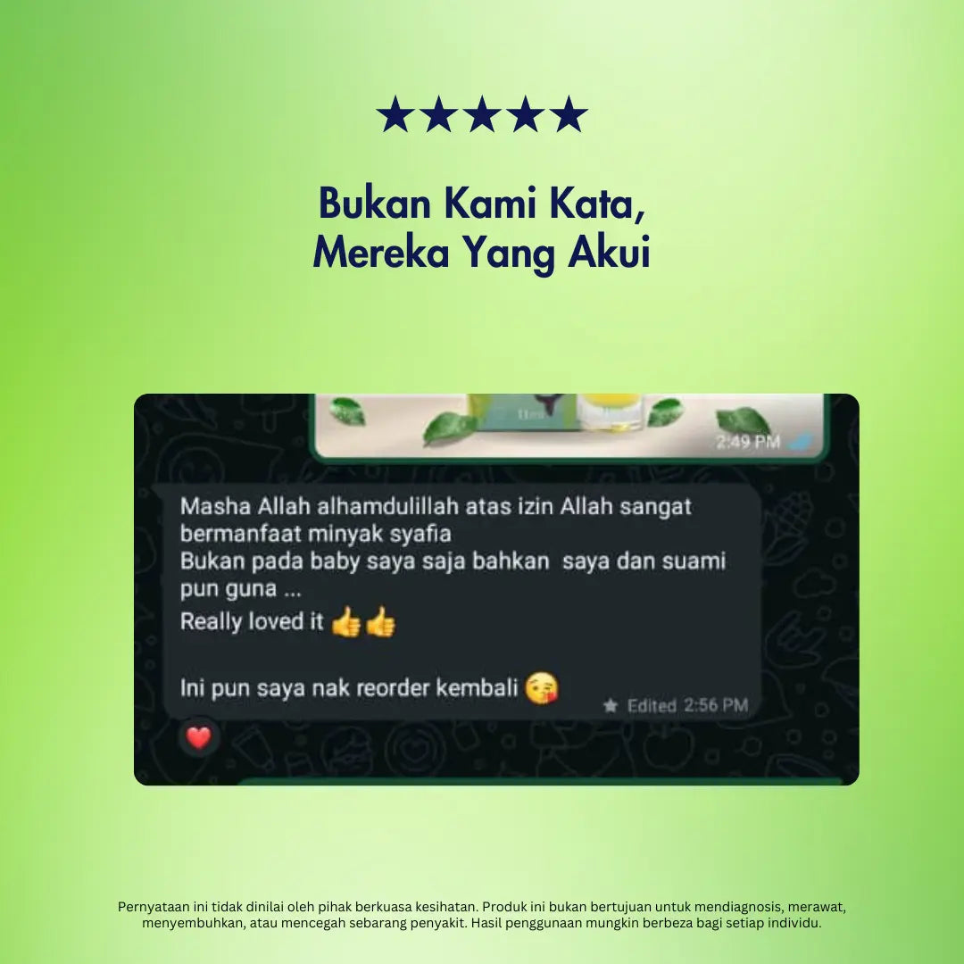 Syafia Rose Baby Comfort Oil