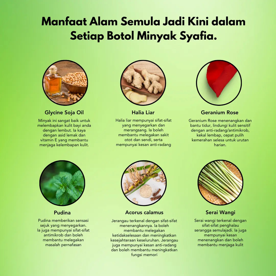 Syafia Rose Baby Comfort Oil