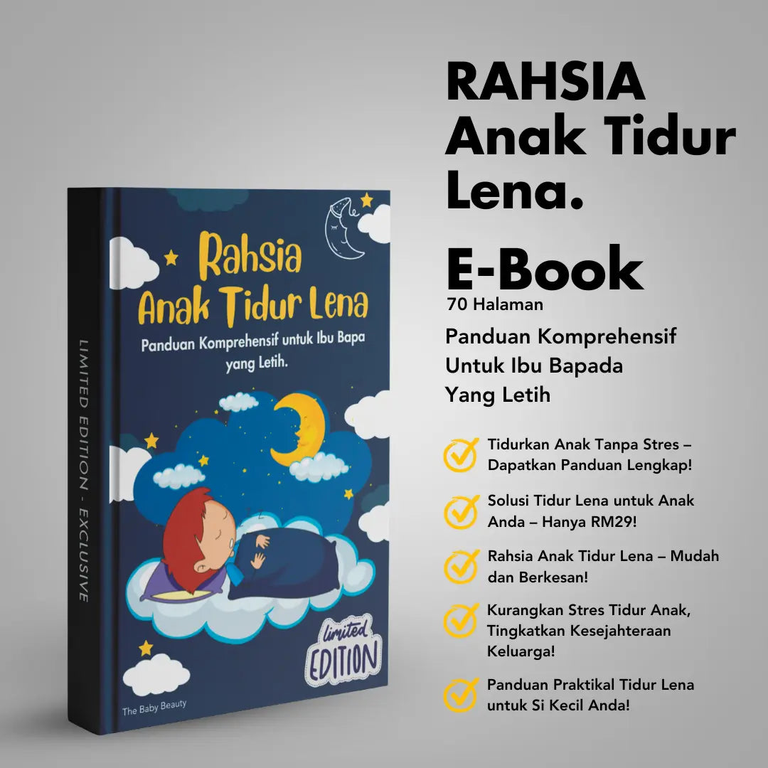 E-Book Eksklusif - Rahsia Anak Susah Tidur