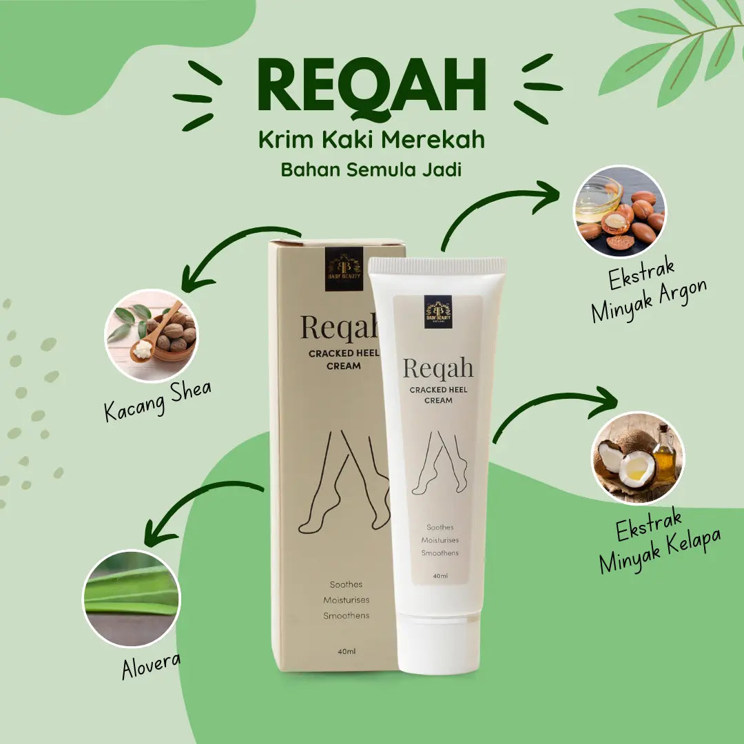 Reqah™ - Krim Tumit Kaki Merekah